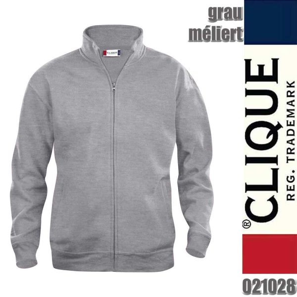 Basic Cardigan Junior Sweatjacke für Kinder, Clique - 021028, grau meliert