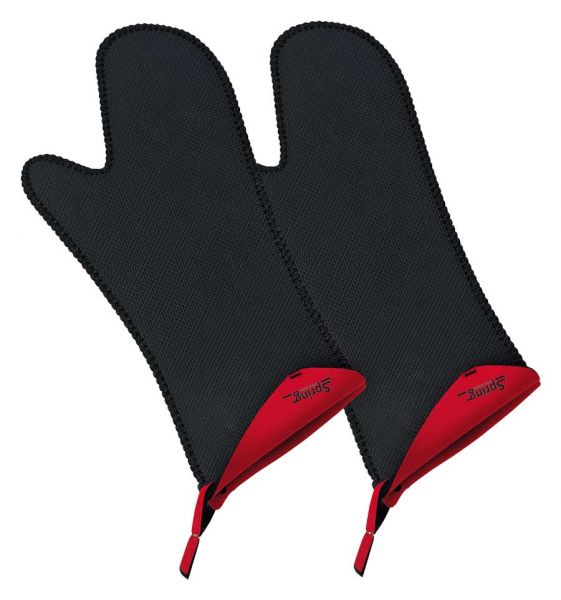 Grill - Handschuh lang rot 2Stück Spring