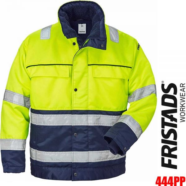 Winterjacke HI-VIS - Klasse3 - 444PP - FRISTADS - 100496, gelb-marine