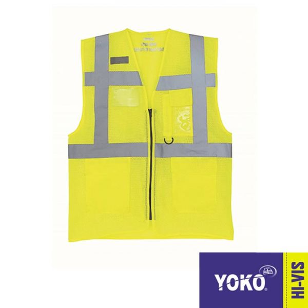 Warnschutz EN20471, Warnweste, Executive, YOKO Workwear, YK820