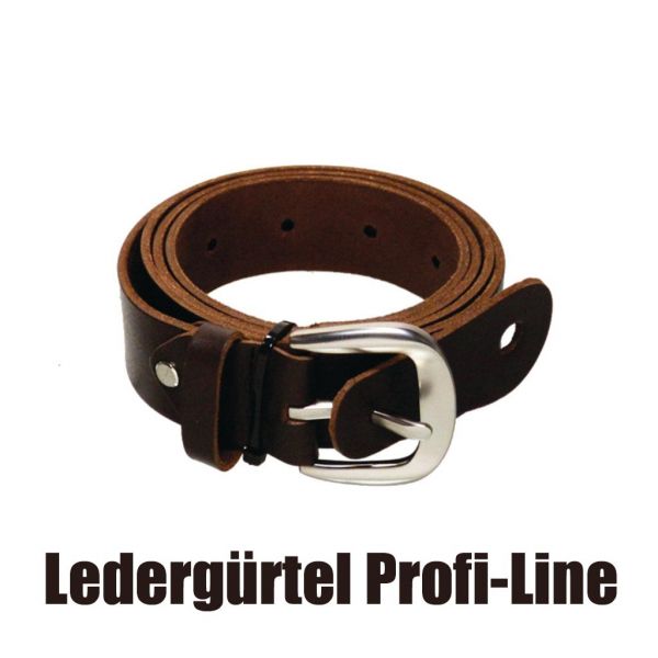 Ledergürtel Profiline - braun Buffalo Leder -