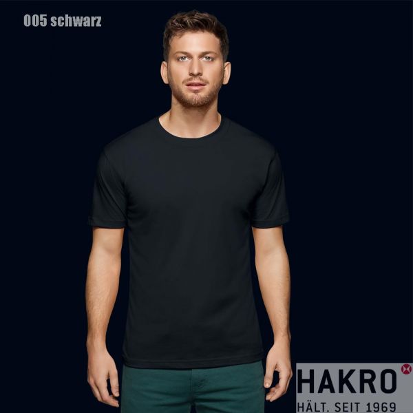 HAKRO 281,Rundhals-T-Shirt Performance-schwarz