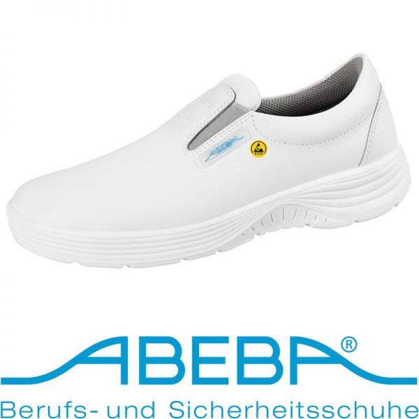 ABEBA Slipper 7131032 - weiss - S2 - ESD -