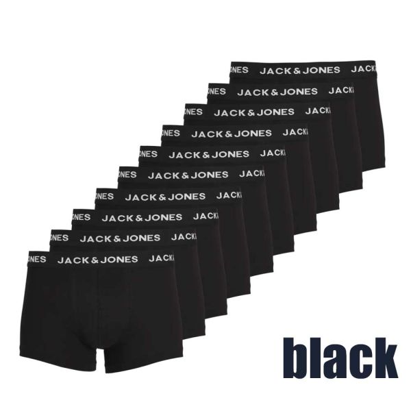 10-er Pack Boxershorts, Solid Trunks, JACK&JONES - 12189937