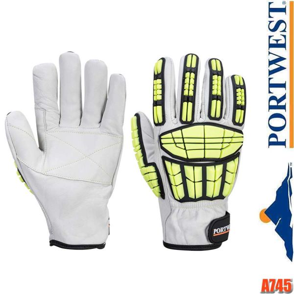 Pro Cut Impact Stoss-Schutz-Handschuhe, A745, PORTWEST