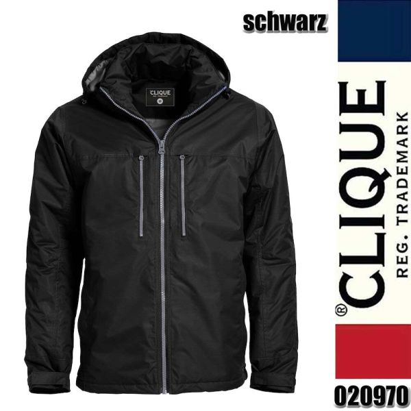 Kingslake funktionelle Jacke, Clique - 020970, schwarz