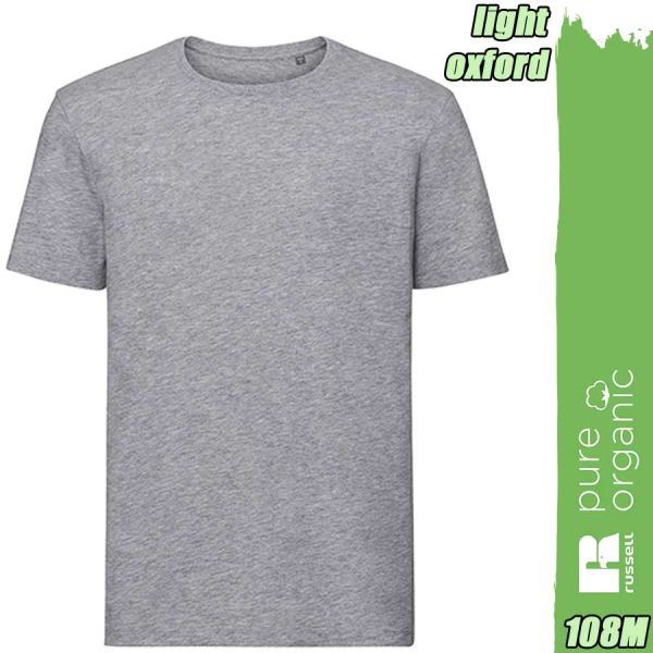 Herren - PURE ORGANIC T-Shirt, RUSSEL Pure Organic, 108M