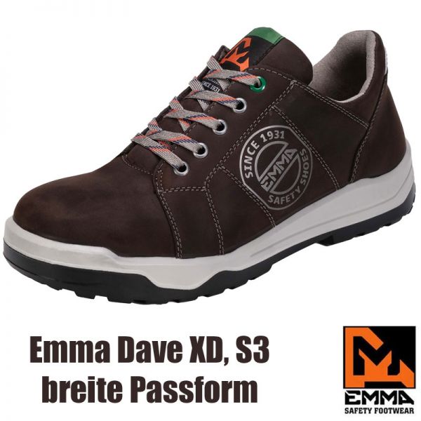 EMMA Dave XD, S3 - breite Passform - Sicherheitshalbschuh - MM933569
