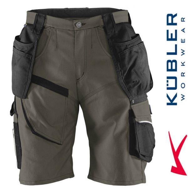 Arbeitsshorts PRACTIQ - mit Holstertaschen-Kübler Workwear - 2451