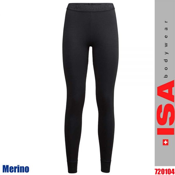 Damen Leggins, merino, ISA Bodywear, 720104