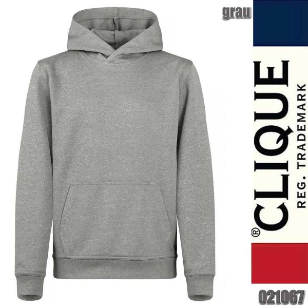 Basic Active Hoody Junior, Clique - 021067, grau