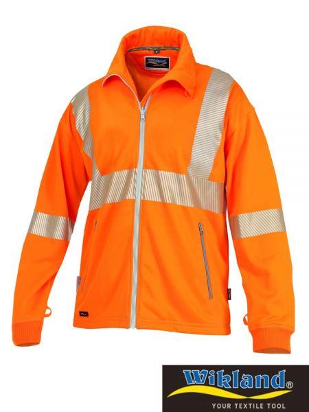 Sweatjacke, EN ISO 20471, KL. 3 ,WIKLAND,1319