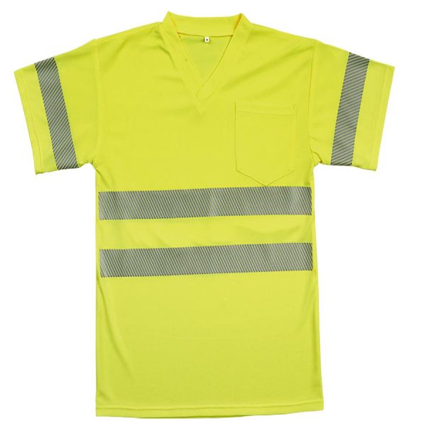 Warnschutz T-Shirt Leuchtgelb - BIOACTIVE REFLEX 