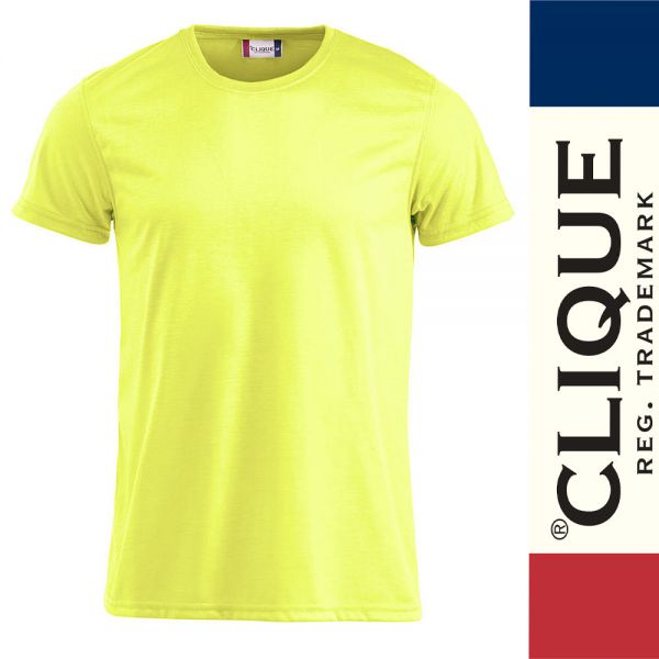 Neon-T-Shirt, Clique - 029345-leuchtgelb