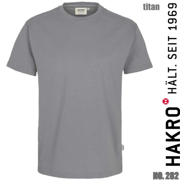 NO. 282 Hakro T-Shirt Mikralinar Pro, titan