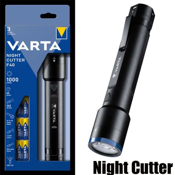 LED-Taschenlampe -VARTA - Night Cutter F40, 10'000 Lumen