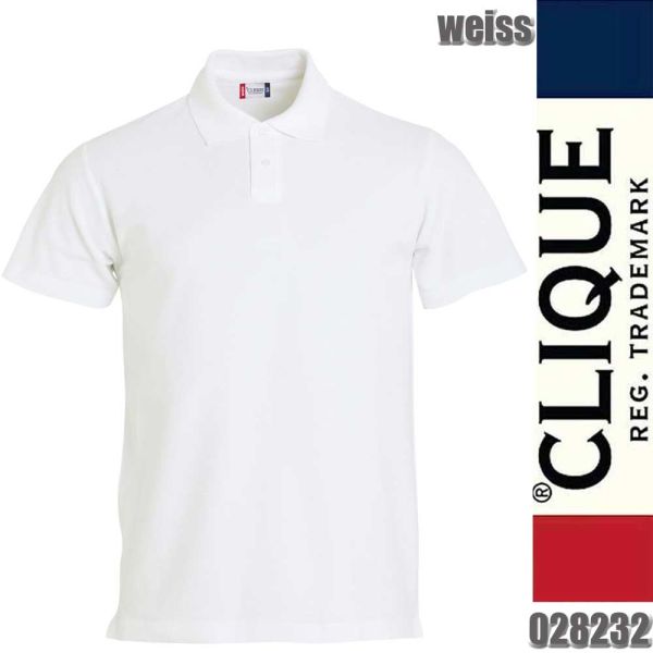 Basic Polo S/S Junior Poloshirt Kinder - Clique -, weiss