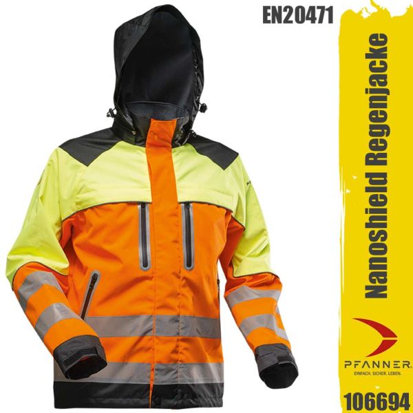 Nanoshield Sympatex EN 20471 - Regenjacke, Pfanner, 106694