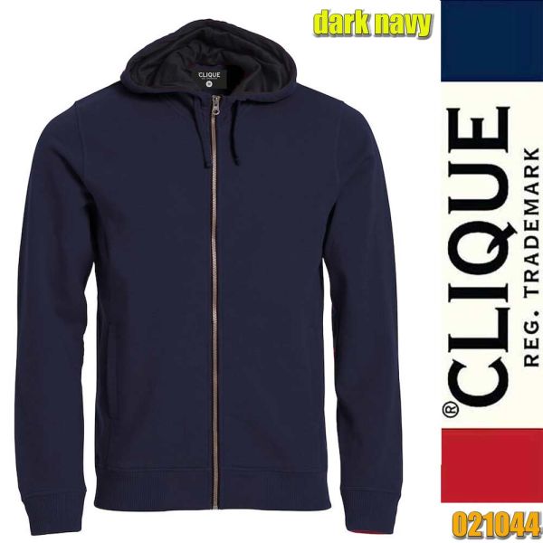 Classic Hoody Full Zip, Herren, Clique - 021044, dark navy