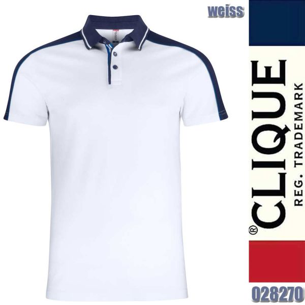 Pittsford Polo Shirt, Clique - 028270, weiss