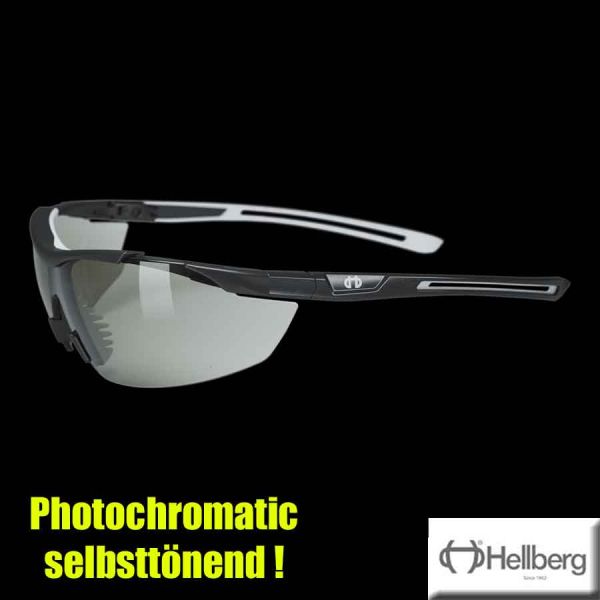 Argon, Fotochromatic, selbsttönende Schutzbrille, HELLBERG, 23431-001
