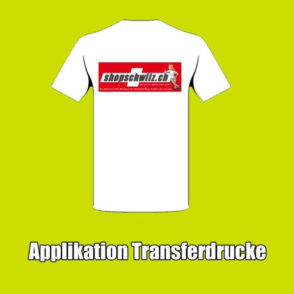Applikation Transferdrucke