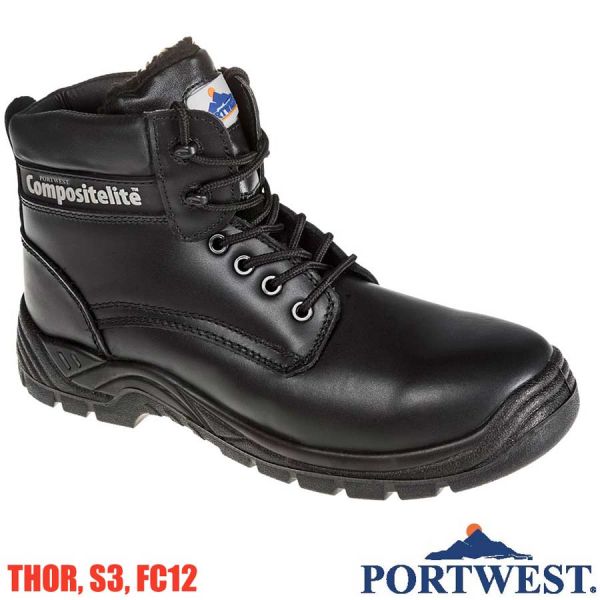 FC12 Composite Stiefel mit Fellfutter, THOR S3