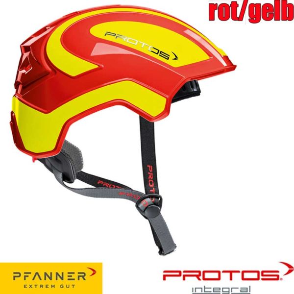 Protos Integral Climber, - Kletterhelm,, rot-gelb