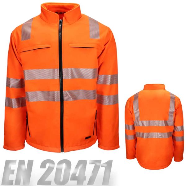 Softshelljacke, HI-VIS, orange, EN20471, 20983-508890010