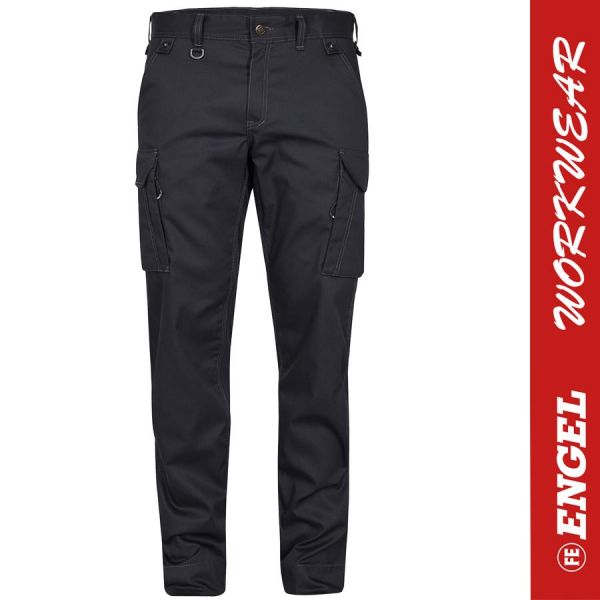 2365 - X-Teme Servicehose aus Stretch -ENGEL Workwear - schwarz