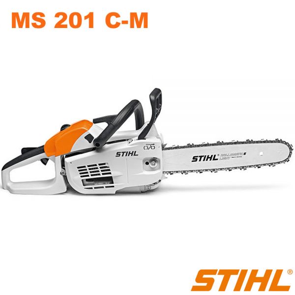 STIHL Kettensäge MS 201 C-M - Motorsäge STIHL Leichteste Profi Säge, 114520001