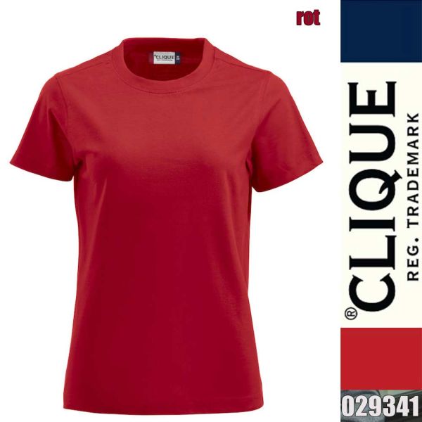 Damen Premium - T- Shirt, CLIQUE, 029341, rot