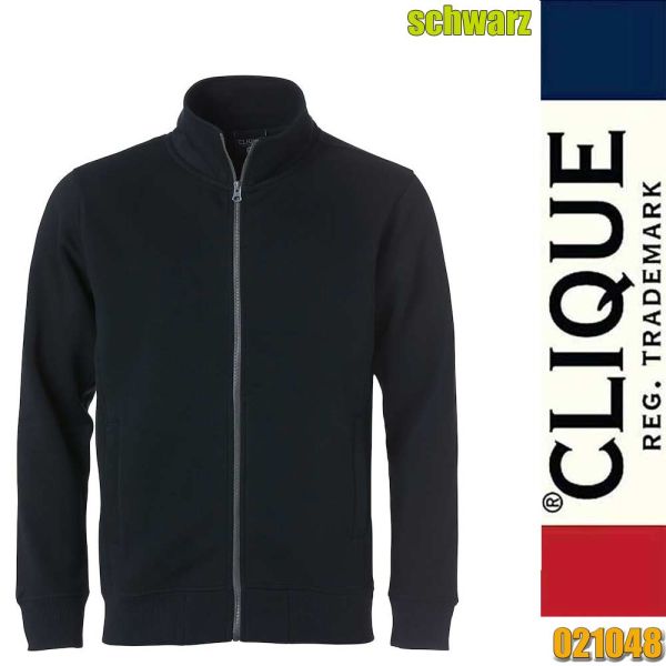 Classic Cardigan Zip Sweat Jacke - Clique - 021048, schwarz