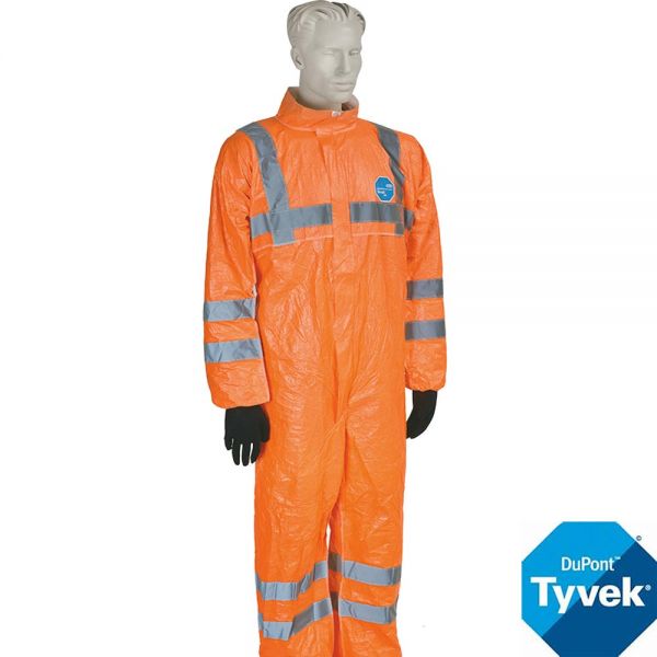 Chemieschutzoverall leuchtorange TYVEK 500 HV Art. 19035