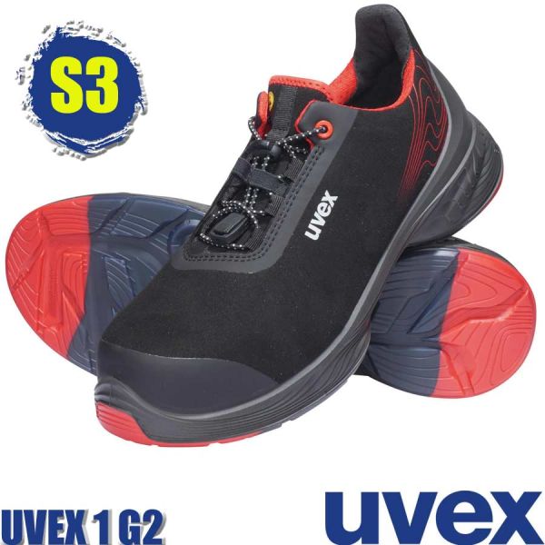 UVEX 1 G2, Sicherheits Halbschuh, S3, 6838