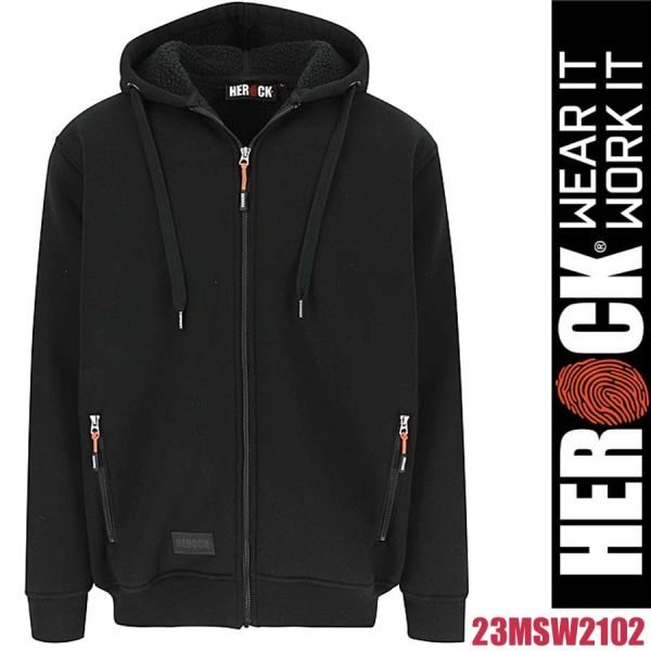 Herock, OTIS Pullover mit Reissverschluss, schwarz, HEROCK, 23MSW2102BLK