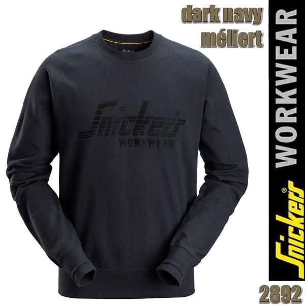 Logo-Sweatshirt angenehmes Gewebe, Snickers - 2892