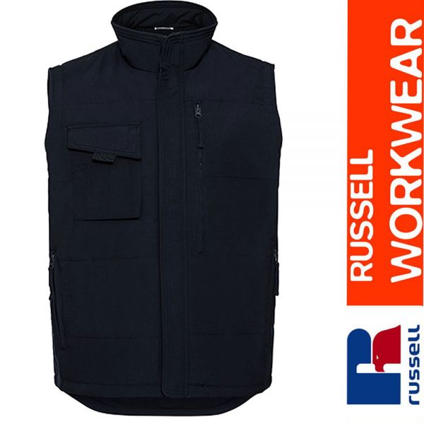 Heavy Duty Workwear Gilet, Russel - Z014-navy