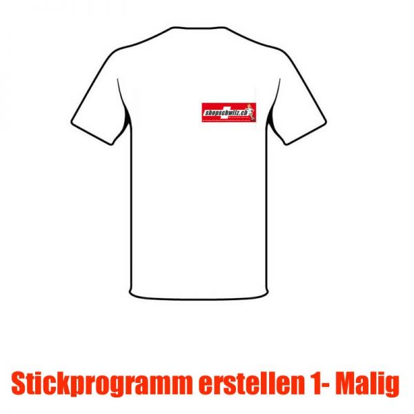 Stickprogramm erstellen 1-malig -