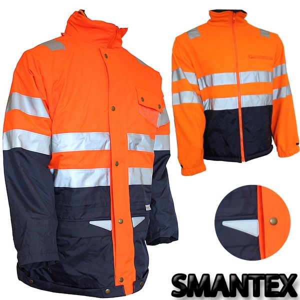 Smantex Lux-Duoparka, orange/blau, NEU-20395