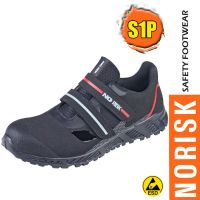 Sicherheitssandale, S1P, ESD, NO RISK Black Widow, Sicherheitssandale, S1P, ESD, NO RISK Black Widow,