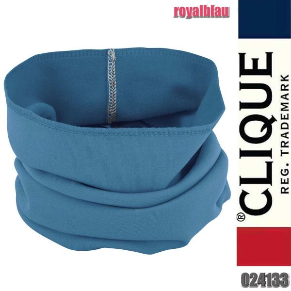 Moody Hals-Schlauch aus elastischem Fleece, Clique - 024133, royalblau