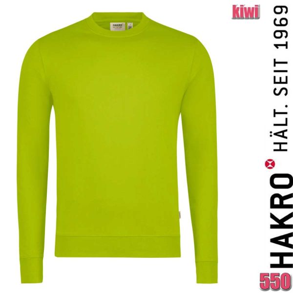 NO. 550 Hakro Sweatshirt Mikralinar ECO GRS