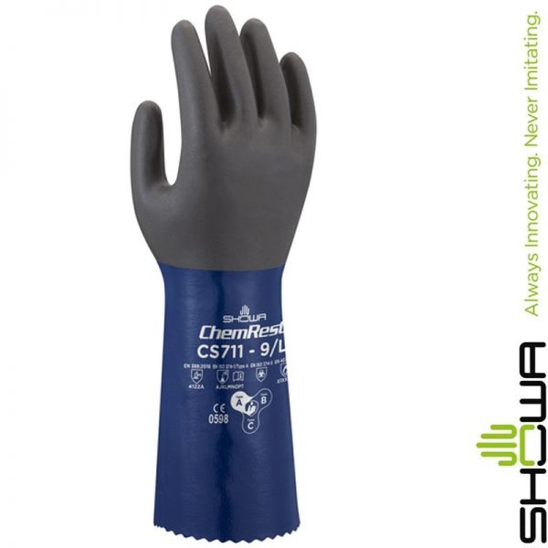 SHOWA CS711 Chemieschutzhandschuh 