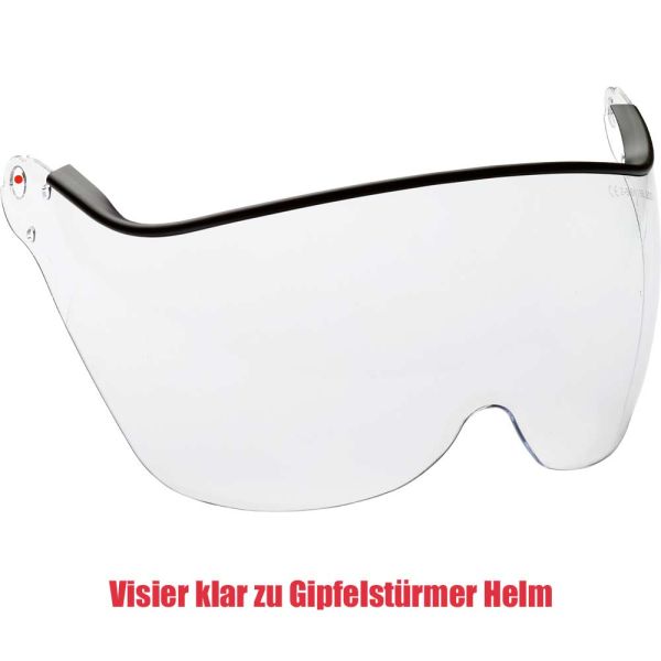 Schutzvisier farblos, zu "Gipfelstürmer GS1", GS5VISCLR