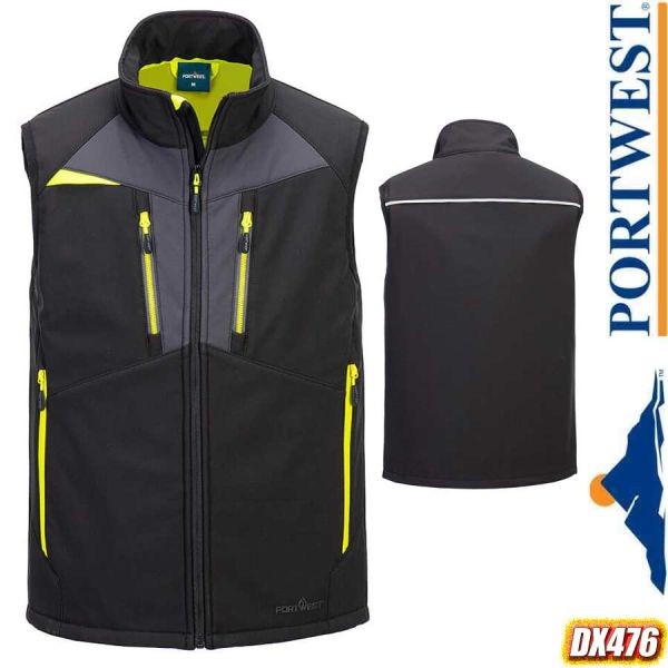 Softshell Weste, 3-Lagig, DX476, PORTWEST