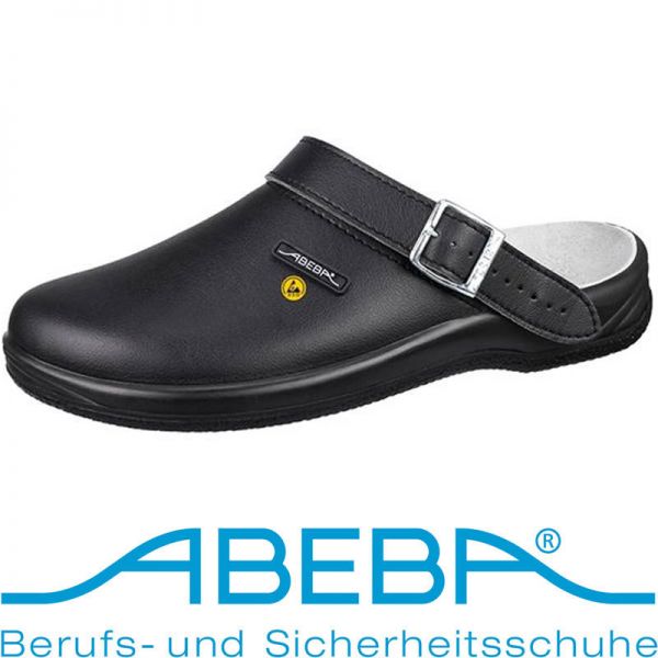 ABEBA Clog 38210 - schwarz