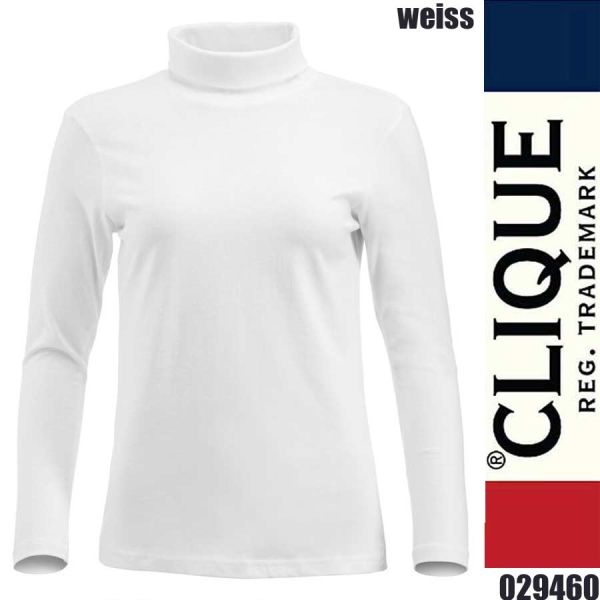 Ezel Damen Kragen Langarm T-Shirt, Clique - 029460
