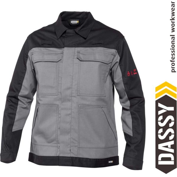 DASSY Kiel-Multinorm Arbeitsjacke für Schweisser, antistatisch 4kA, flammhemmend,