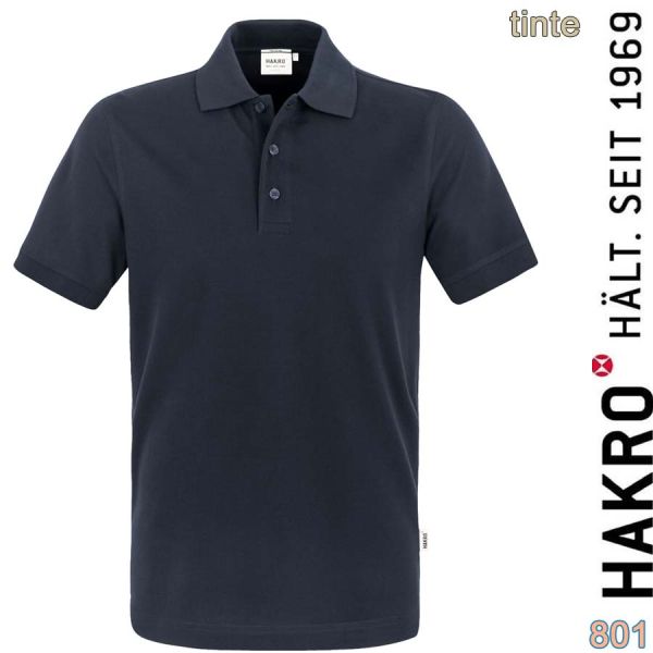 NO. 801 Hakro Poloshirt Pima-Cotton, tinte